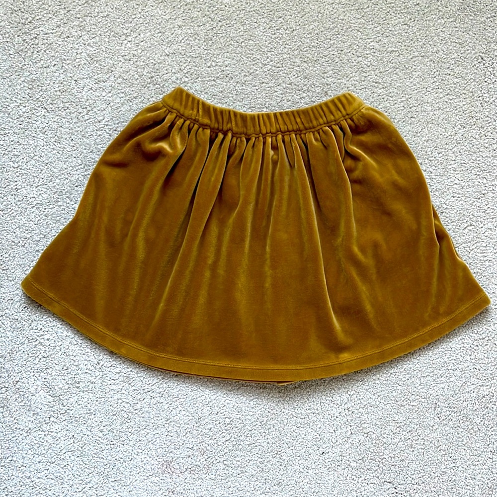 Tea Collection Velour Skirt (like-new) Size 5